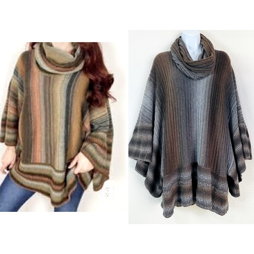 Dor Dor Couture Oversized Cowl Neck Sweater Size L